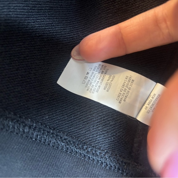 Aerie Black Oversized Cropped Utility Jacket for Women - Picture 5 of 5